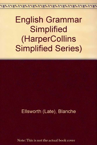 9780065011487: English Grammar Simplified (Harpercollins Simplified Series)