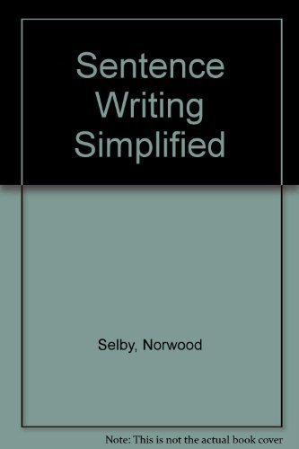 Stock image for HarperCollins Simplified Series - Sentence Writing Simplified for sale by gearbooks