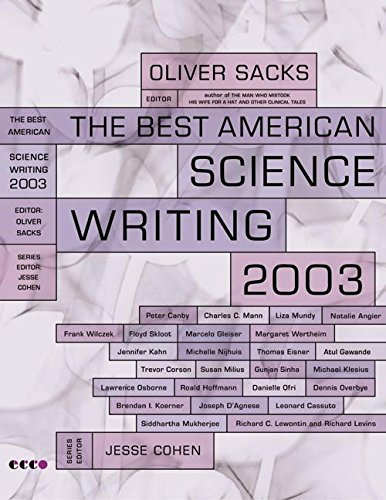 Imagen de archivo de The Best American Science Writing 2003 a la venta por Better World Books