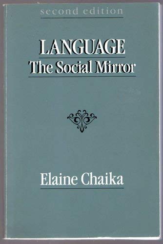 Stock image for Language, the Social Mirror for sale by Wonder Book