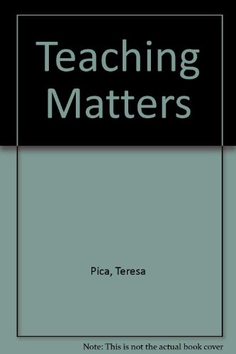 Beispielbild fr Teaching Matters zum Verkauf von Better World Books