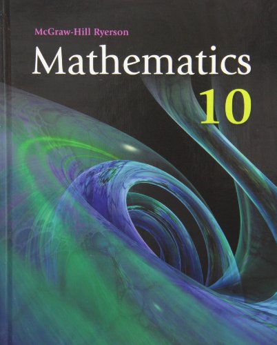 Imagen de archivo de Mathematics 10 Student Edition a la venta por Zoom Books Company