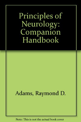 Companion Handbook (Principles of Neurology) (9780070003460) by Adams, Raymond D.; Victor, Maurice