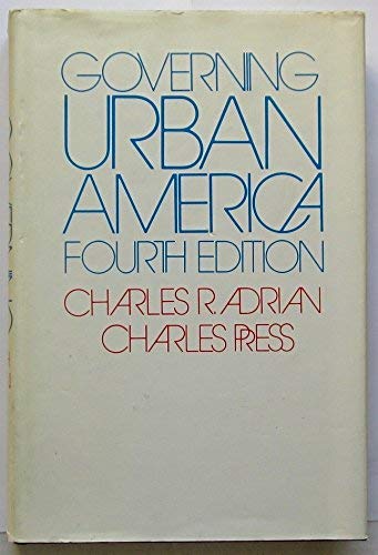 Stock image for Governing Urban America for sale by BookHolders