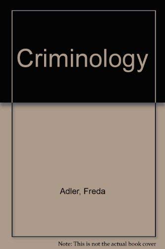 9780070004719: Criminology