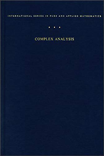 9780070006577: Complex Analysis (International Series in Pure and Applied Mathematics)