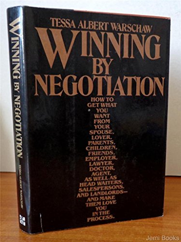 Imagen de archivo de Winning by Negotiation a la venta por Better World Books