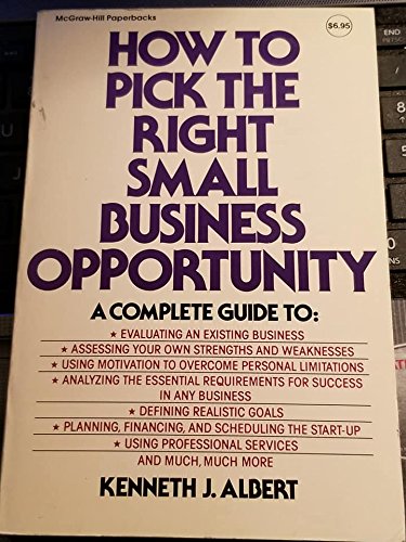 Imagen de archivo de How to Pick the Right Small Business a la venta por ThriftBooks-Dallas