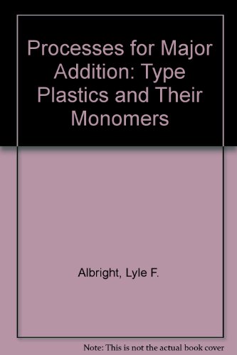 Beispielbild fr Processes for Major Addition-Type Plastics and Their Monomers zum Verkauf von BookDepart