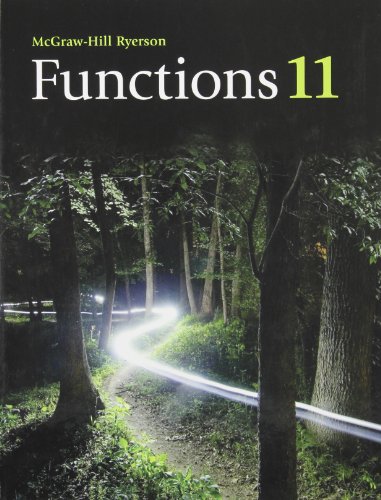 Stock image for Functions 11 Student Edition for sale by Books of the Smoky Mountains