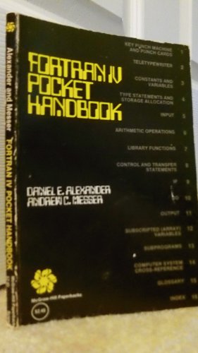 Stock image for FORTRAN IV Pocket Handbook for sale by Better World Books