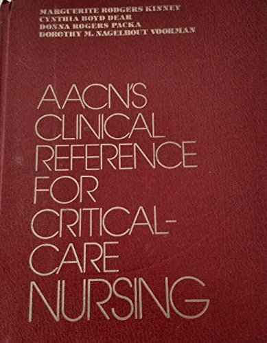 Stock image for AACN's clinical reference for critical-care nursing for sale by HPB-Red