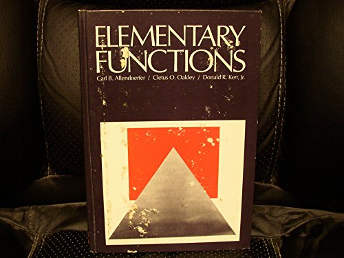 Stock image for Elementary Functions for sale by ThriftBooks-Dallas
