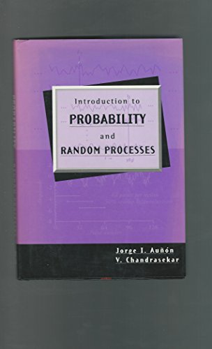 Stock image for Introduction To Probability And Random Variables Aunon, Jorge I. and Chandrasekar, V. for sale by CONTINENTAL MEDIA & BEYOND