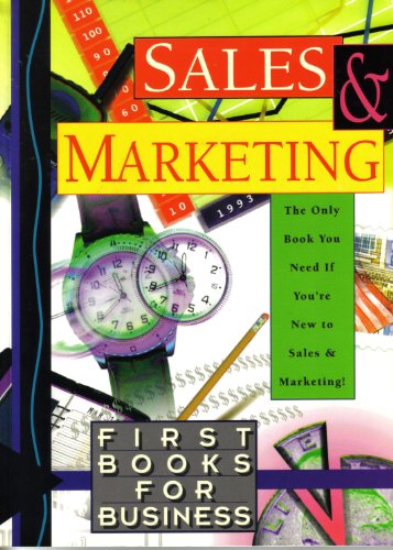 Stock image for Sales and Marketing (First Books for Business) for sale by Wonder Book