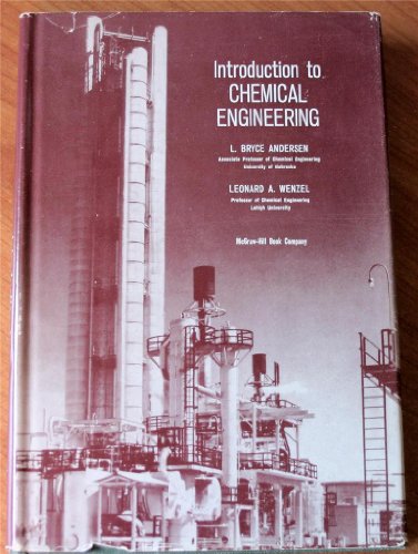 9780070016071: Introduction to Chemical Engineering