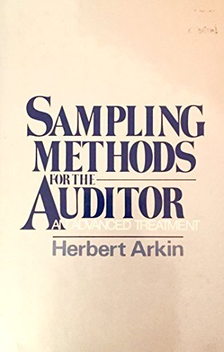 Stock image for Sampling Methods for the Auditor : An Advanced Treatment for sale by Better World Books
