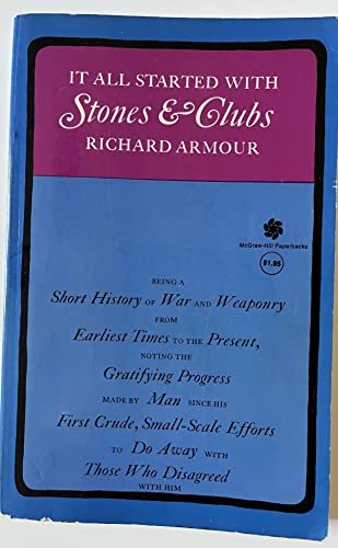 Beispielbild fr It All Started with Stones and Clubs zum Verkauf von Wonder Book