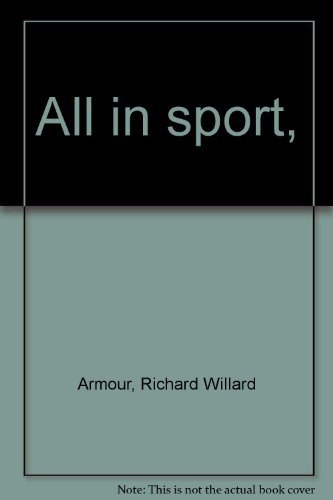 Imagen de archivo de All in sport, a la venta por Wonder Book