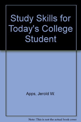 9780070024649: Study Skills for Today's College Student