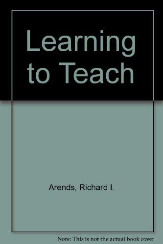 Stock image for Learning to Teach for sale by Better World Books