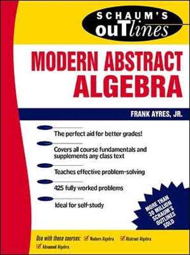Beispielbild fr Theory & Problems of Modern Abstract Algebra, zum Verkauf von Books From California