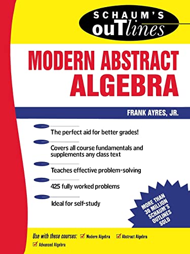 9780070026551: SCHAUM'S OUTLINE OF MODERN ABSTRACT ALGEBRA