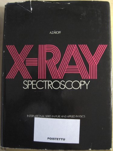9780070026742: X-ray Spectroscopy (Pure & Applied Physics S.)