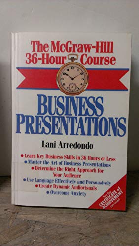 9780070028418: McGraw-Hill 36-hour Course: Business Presentations (36 Hour S.)