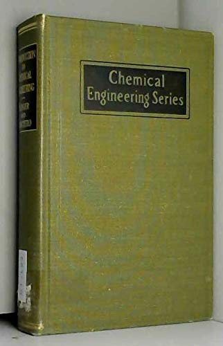 9780070029958: Introduction to Chemical Engineering (Chemical Engineering S.)