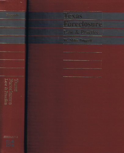 9780070030275: Texas Foreclosure: Law and Practice/With Supplement
