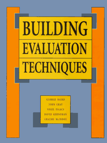 Beispielbild fr Building Evaluation Techniques zum Verkauf von ThriftBooks-Dallas