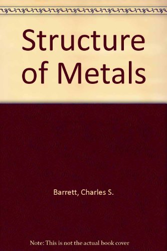 9780070038158: Structure of Metals