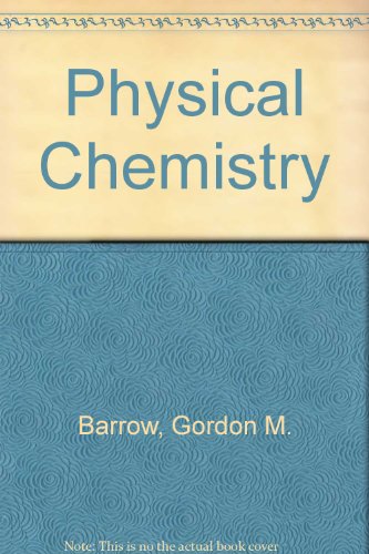 Stock image for Physical chemistry for sale by Blue Vase Books