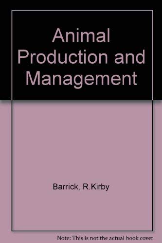 Stock image for Animal Production and Management for sale by Bingo Used Books