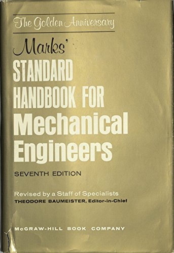 Beispielbild fr Standard Handbook for Mechanical Enginee 7ED zum Verkauf von ThriftBooks-Dallas