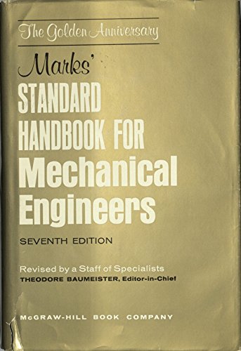 Stock image for Standard Handbook for Mechanical Enginee 7ED for sale by HPB-Red