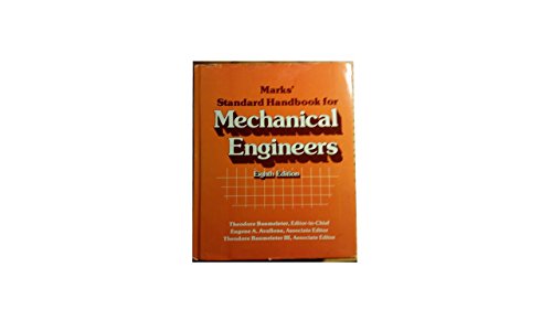 Beispielbild fr Marks' Standard Handbook for Mechanical Engineers, 8th Edition zum Verkauf von HPB-Red