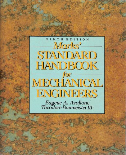 Beispielbild fr Marks Standard Handbook for Mechanical Engineers zum Verkauf von Goodwill of Colorado