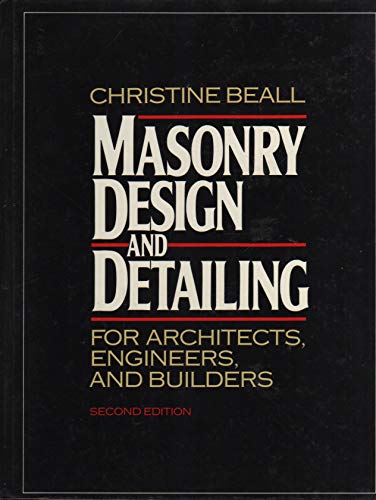 9780070042230: Masonry Design and Detailing: For Architects, Engineers, and Builders