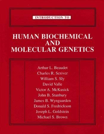 Imagen de archivo de Introduction to Human Biochemical and Molecular Genetics a la venta por Better World Books