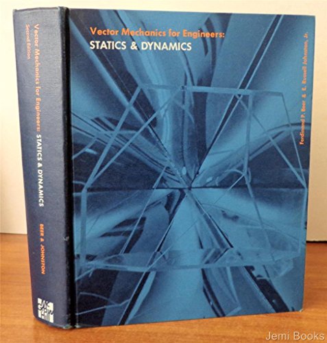 Imagen de archivo de Statics and Dynamics (Vector Mechanics for Engineers) a la venta por Anybook.com