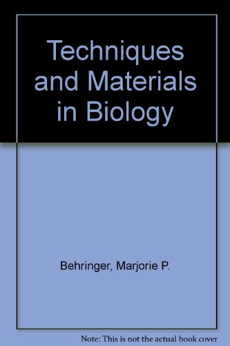 Beispielbild fr Techniques and materials in biology zum Verkauf von Wonder Book