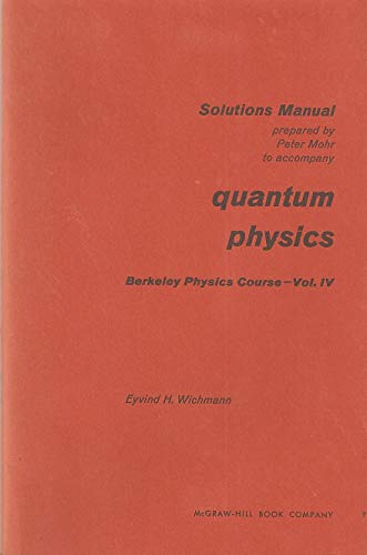 Solutions Manual prepared by Peter Mohr to accompany: Quantum Physics ...
