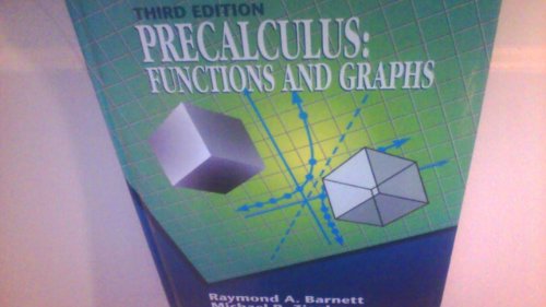 Beispielbild fr Precalculus : Functions and Graphs zum Verkauf von Better World Books