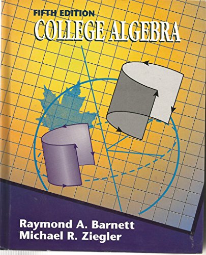 9780070049956: College Algebra