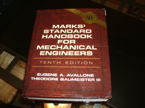 Beispielbild fr Marks' Standard Handbook for Mechanical Engineers zum Verkauf von Greenway