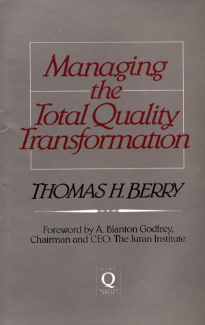 Beispielbild fr Managing the Total Quality Transformation zum Verkauf von Better World Books