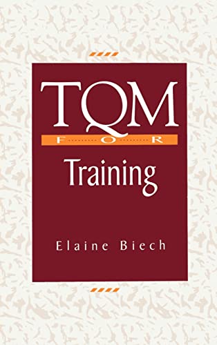Beispielbild fr TQM for Training zum Verkauf von Better World Books