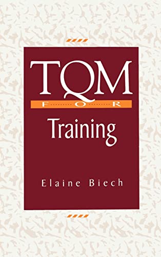 9780070052109: TQM for Training (McGraw-Hill Training Series)